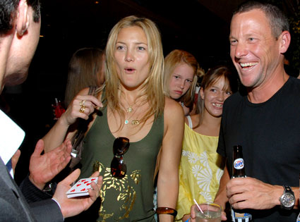 Kate Hudson, Lance Armstrong, Matthew Furman Kate Hudson, Lance Armstrong, Matthew Furman